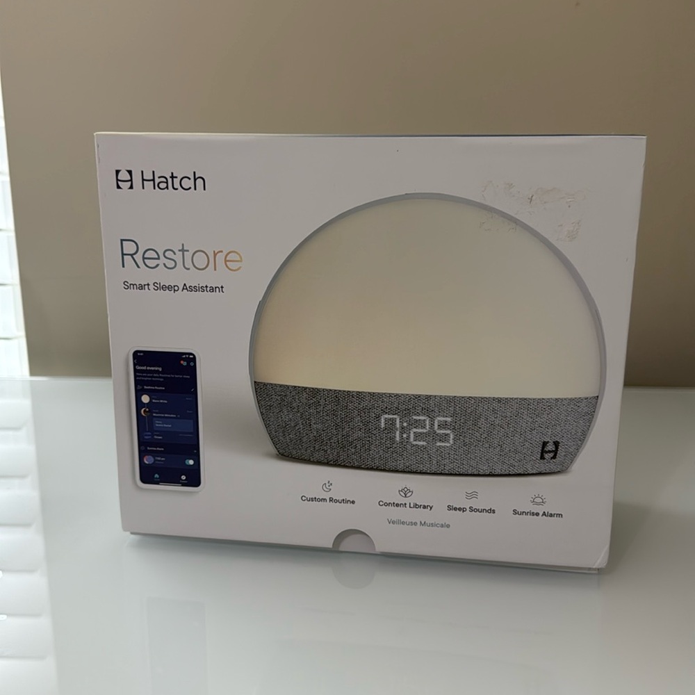 Hatch Restore Alarm Clock with Original Box